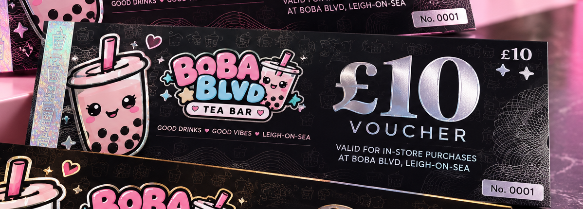 Boba Blvd £10 in-store gift voucher