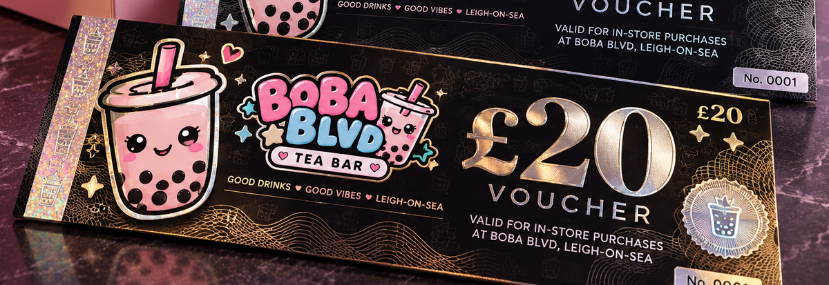 Boba Blvd £20 in-store gift voucher