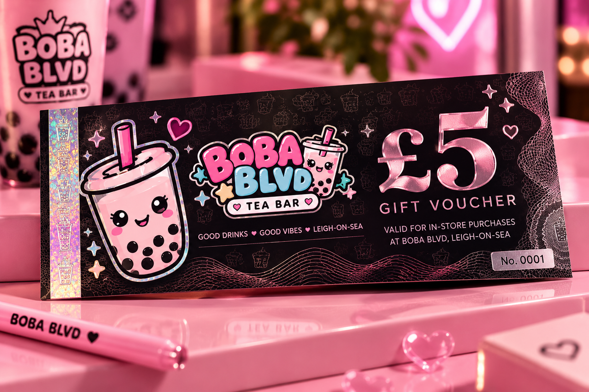 Boba Blvd £5 in-store gift voucher