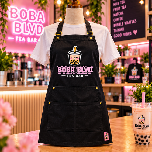 Boba Blvd Bobarista Apron concept product image
