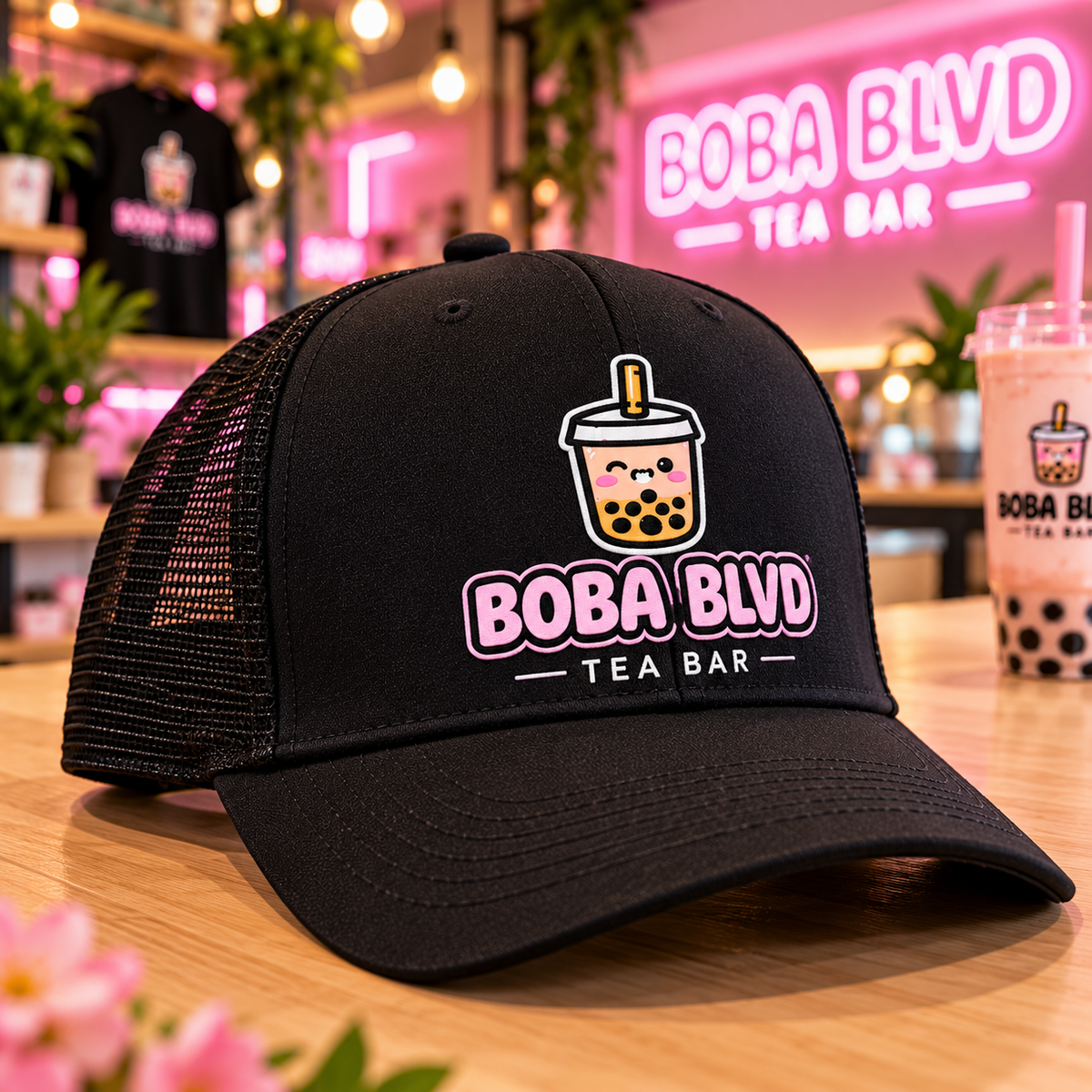 Boba Blvd Cap concept product image