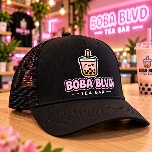 Boba Blvd Cap concept product image